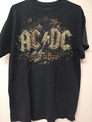 Buy Vintage ACDC, AC/DC Rock Or Bust T-shirt Size M • 12.99£