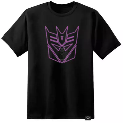 Buy Transformers Decepticons Glow T Shirt Autobots Megatron Optimus Prime Retro Logo • 19.99£