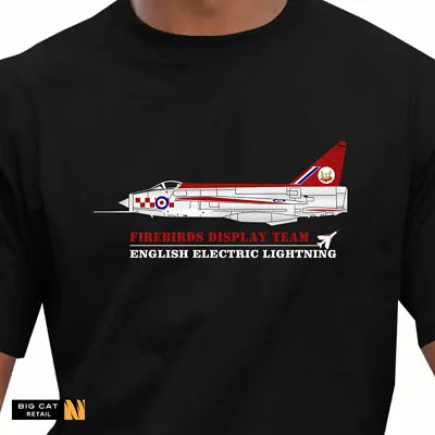 Buy Aeroclassic Firebirds Lightning Fighter Aircraft T-Shirt • 17.50£
