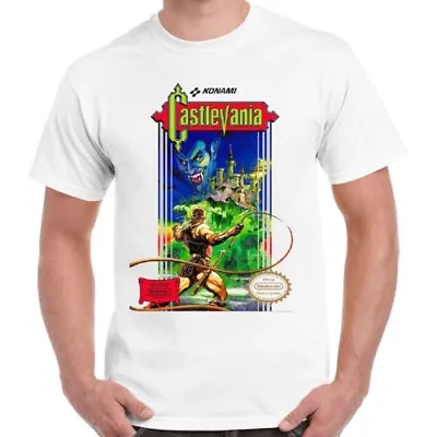 Buy Gamer Castlevania Vintage Classic Video Game Meme Funny  Retro Tee T Shirt 2392 • 6.35£