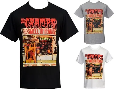 Buy The Cramps Mens Psychobilly T-Shirt Smell Of Female Poison Ivy Garage Punk • 18.50£