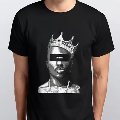 Buy Custom T Shirt Tupac Shakur The King 2pac Rapper Music Hip Hop Vintage Tee  • 24.95£