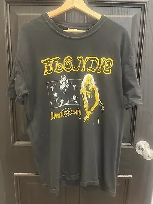 Buy Blondie T-shirt Black L ‘All I Want Is A Vision Of You’ Comfort Colours • 18£