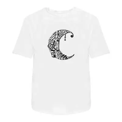Buy 'Steampunk Crescent Moon' Men's / Women's Cotton T-Shirts (TA034922) • 11.89£