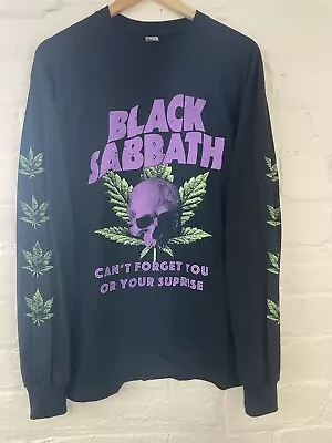 Buy Black Sabbath Sweet Leaf Long Sleeve T-shirt UnWorn Size L Screen Printed • 8£