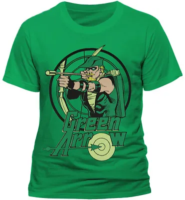 Buy Official DC Comics Green Arrow Circle T-Shirt All The Heroes Target NEW Small • 11.99£