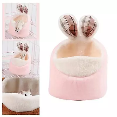 Buy 2-6pack Guinea Pig House Warm Bed Slippers Hamster Nest For Hamster Rat • 10.42£