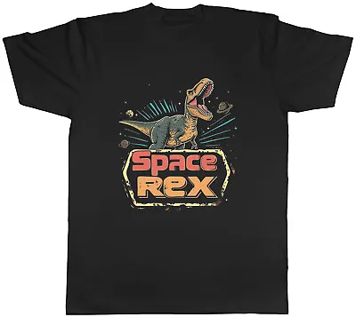 Buy Space Rex Mens T-Shirt T-Rex Dinosaur Celestial Universe Tee Gift • 8.99£