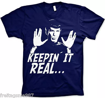 Buy Star Trek Spock Real T-Shirt Cotton Officially Licensed • 29.80£