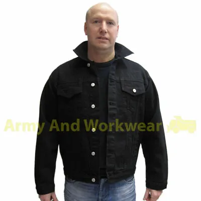 Buy Denim Jacket Tough Heavy Duty Classic Western Style Mens Casual Look New Vintage • 22.99£