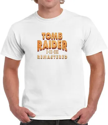 Buy Tomb Raider Remaster Gaming  White T-shirt • 12.99£