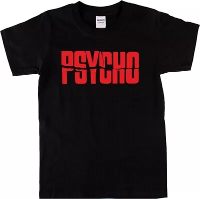 Buy Psycho T-shirt - Hitchcock, Halloween, Classic Horror Film, Various Cols, S-XXL • 17.99£