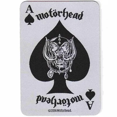 Buy Motorhead Ace Of Spades Card Patch Patch Official Metal Rock Band Merch  • 5.68£