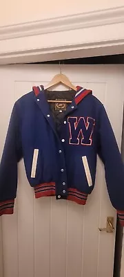 Buy Vintage Blue 'W' Varsity Jacket 13-15yrs 158-170cm • 35£