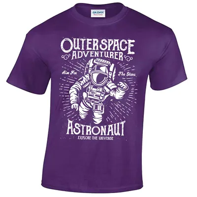 Buy Astronaut T-Shirt S-5XL Mens Retro Fallout Motivational Adventurer Outerspace  • 12.95£