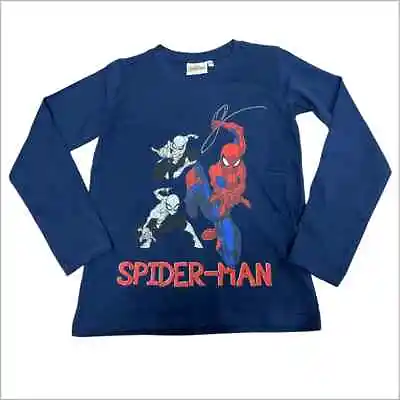 Buy New Boys Spiderman Long Sleeved Top/t-shirt.3-8yrs • 5.49£