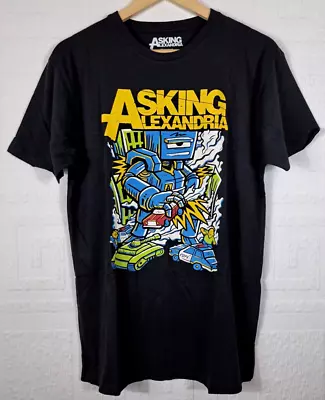 Buy Asking Alexandria Killer Robot Official Band Music T Shirt Size XL • 13.99£
