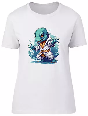 Buy Ninja Dinosaur Womens T-Shirt Karate Martial Arts Judo Ladies Gift Tee • 8.99£