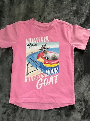 Buy Pink Short Sleeve Goat Top • 1.49£
