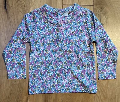 Buy JoJo Man Bebe Orchard Blossom Ivory Mix Peter Pan Collar T-shirt Age 12/18 Month • 7.50£