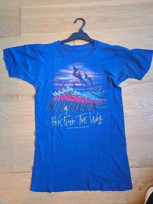 Buy RARE Vintage Genuine 1981 Pink Floyd The Wall T-shirt, Size S Marching Hammers  • 30£