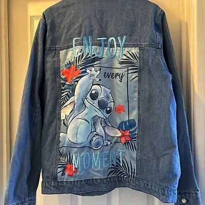 Buy Official Disney Store Lilo And Stitch Denim Jacket Size Large  • 95£