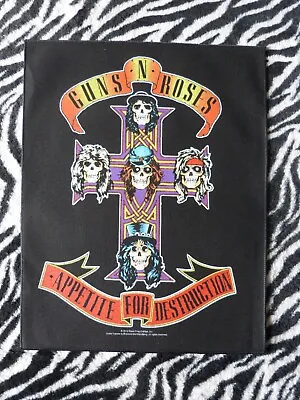 Buy Guns 'n Roses - Appetite For Destruction - Printed Backpatch Official Band Merch • 9.99£