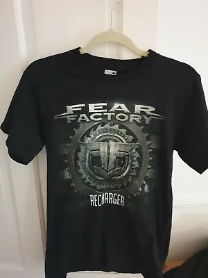 Buy Fear Factory T-shirt Small 36/38 'recharger' New Rare 100% Cotton Bnwot • 12.99£