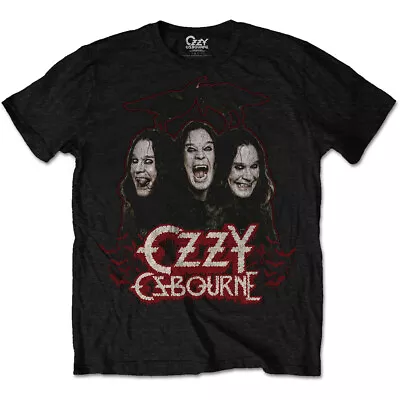 Buy Ozzy Osbourne Crows And Bars Black Sabbath Official Tee T-Shirt Mens Unisex • 17.13£
