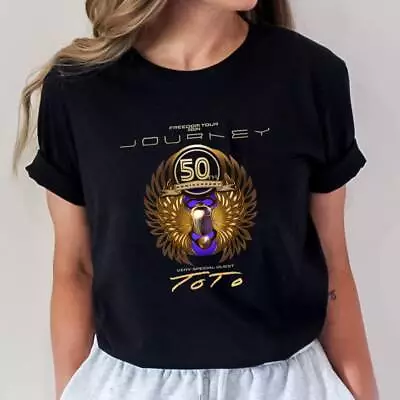 Buy Journey Freedom Tour 2024 Shirt, Journey With Toto 2024 Shirt • 16.59£