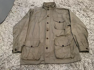 Buy Orvis Hooded Jacket Coat With Front Pockets Beige Size XL Warm Walking Fishing • 39.99£