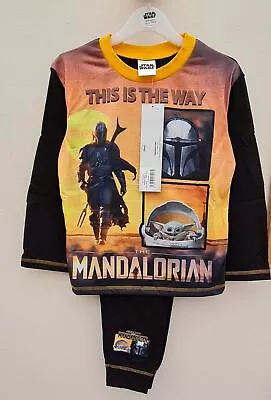 Buy Star Wars Mandalorian Pyjama Set 5-12 Years Pjs Nightwear  Boys Sleepwear Space  • 8£
