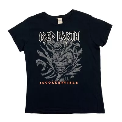 Buy ICED EARTH “Incorruptible” Power Thrash Heavy Metal Band T-Shirt Women's Large • 16£