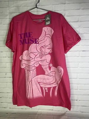 Buy Disney Store Parks Hercules Meg Megara The Muse Pink Tee T-Shirt Top Womens XL • 31.89£