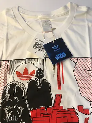 Buy Adidas Star Wars T-Shirt Mens Size Large ONLY ONE LEFT NOW! Darth Vader DarkSide • 99£