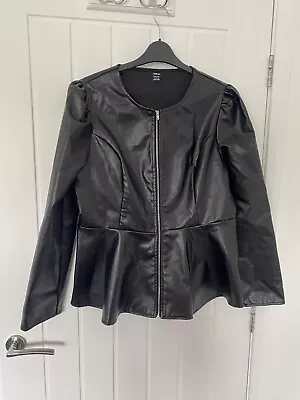Buy Shein Leather Look Jacket Size XL • 0.99£