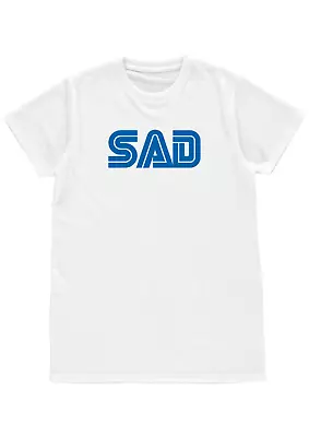 Buy Sad Sega-logo Print Video Games Console Retro T-shirt Mens Womens Birthday Gift • 11.99£