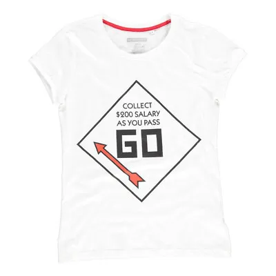 Buy HASBRO Monopoly GO T-Shirt, Male, Extra Large, White (TS511173HSB-XL) • 15.99£