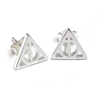 Buy The Carat Shop Harry Potter Deathly Hallow Stud Earrings Sterling Silver • 34.68£