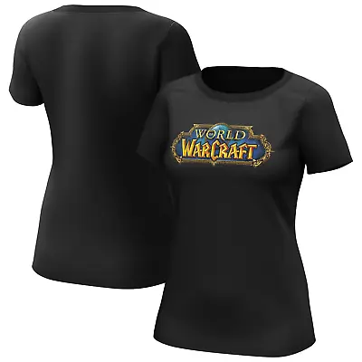 Buy World Of Warcraft T-Shirt (Size S) Women's Game Logo Graphic T-Shirt - New • 9.99£