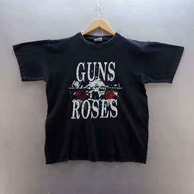 Buy Guns N Roses T Shirt Small Black Graphic Print Rock Band Music Cotton Mens* • 8.58£