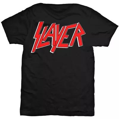 Buy Slayer - Classic Logo Band T-Shirt - Official Band Merch • 17.22£