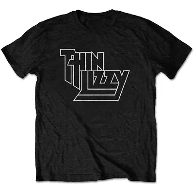 Buy Thin Lizzy Logo Official Tee T-Shirt Mens • 17.13£