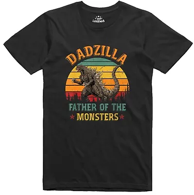 Buy Dadzilla Funny Dad T Shirt Christmas Gift Regular Fit Cotton Tee • 11.99£