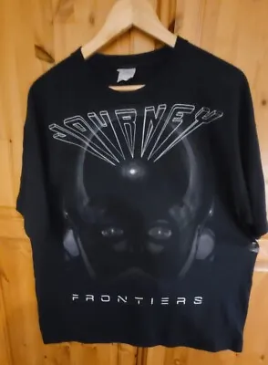Buy Vintage Journey  Frontiers T Shirt Size Xl 50 Inch Chest • 9.99£