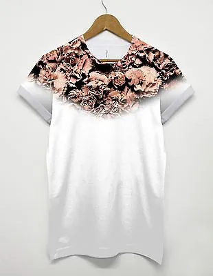 Buy Pink Carnation T Shirt Floral Vintage Flower Mens Womens Top Indie Apparel Shop • 22£