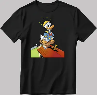 Buy Donald Duck Cosplay Short Sleeve White-Black Men's / Women's T Shirt N529 • 10£