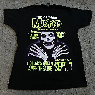 Buy The Original Misfits Fiddlers Green Colorado Tour Tee Shirt Size L Sept 7, 2019 • 45.47£