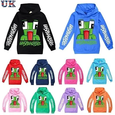 Buy Kids Unspeakable Hoodie Pullover Jumper Gaming Youtuber Gamer Tops Sweatshirt UK • 12.99£