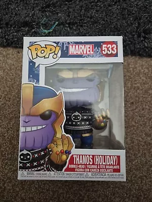 Buy Marvel - Thanos Infinity Gauntlet (Holiday) 533 Funko Pop Christmas Sweater • 15£